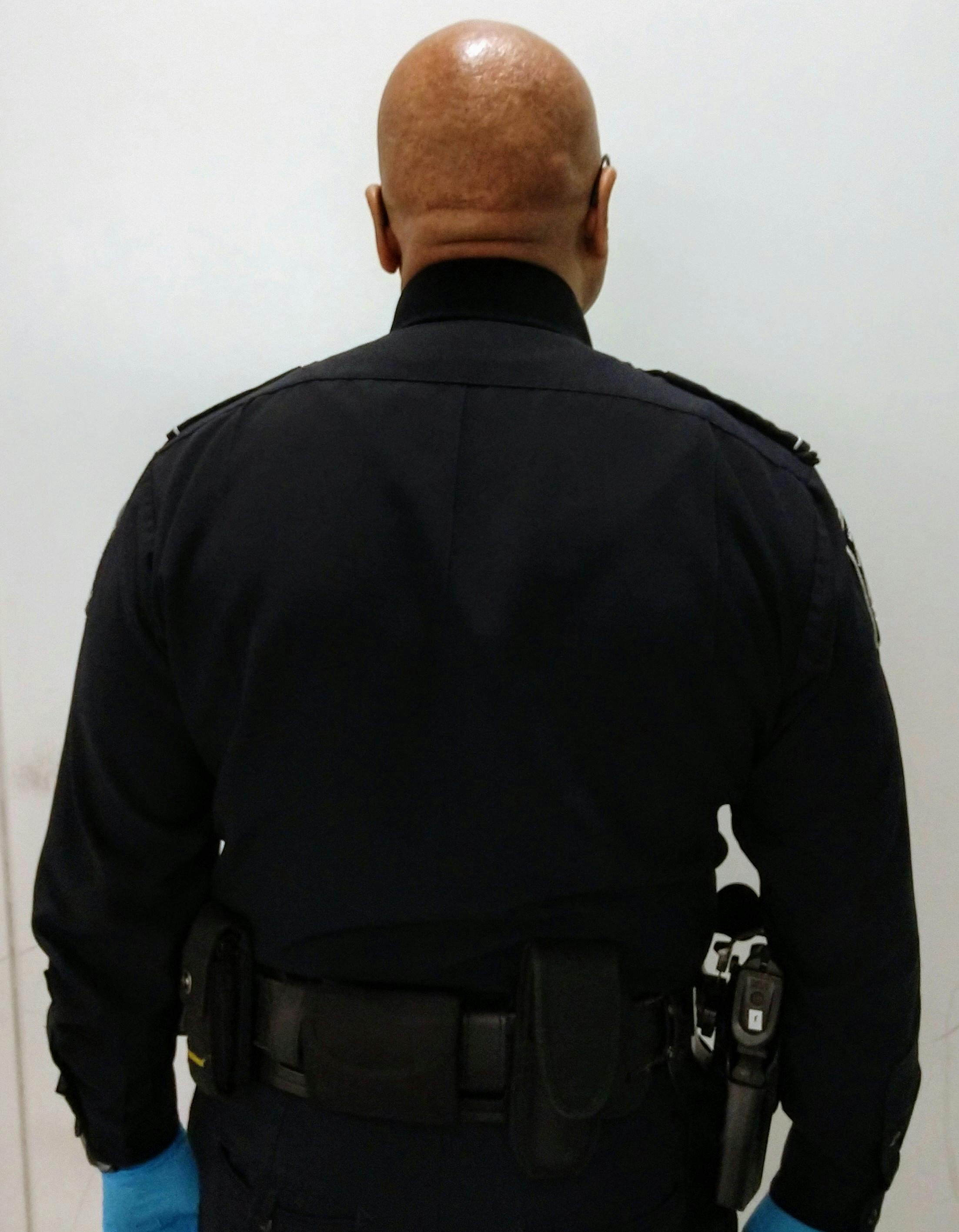 BackUpBrace Smooth Leather Duty Belt Back Support for Law Enforcement